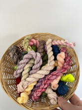 Happy scrappy yarn bag!