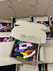 Happy scrappy yarn box