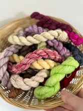 Happy scrappy yarn bag!