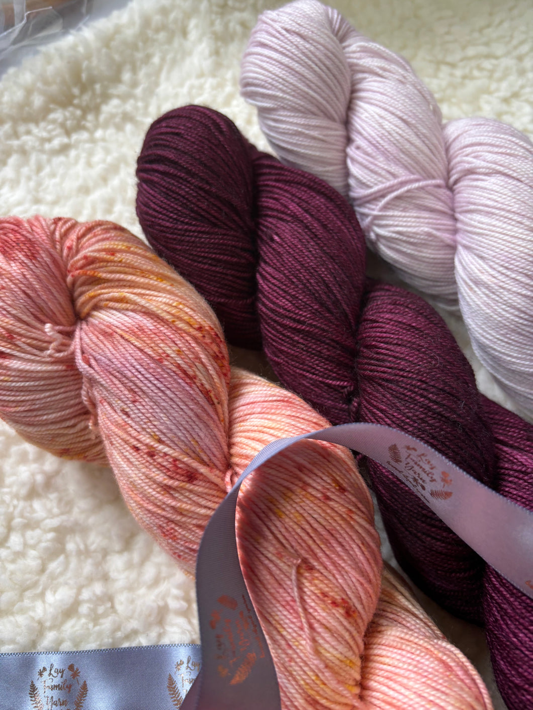 The Dahlia Society - July 3 skein yarn set