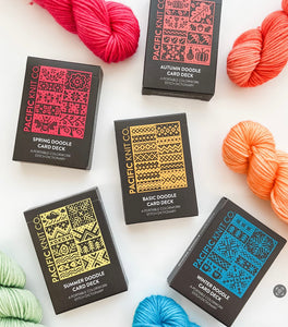 Doodle card Decks by Pacific Knit Co