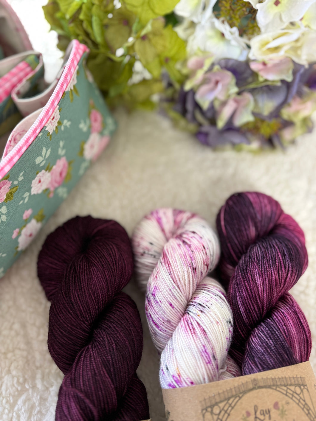 The Dahlia Society - October 3 skein yarn set