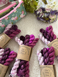The Dahlia Society - October mini skein bundle