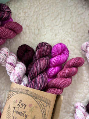 The Dahlia Society - October mini skein bundle