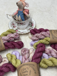 The Dahlia Society - November mini skein bundle.