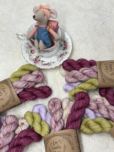 The Dahlia Society - November mini skein bundle.