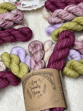 The Dahlia Society - November mini skein bundle.