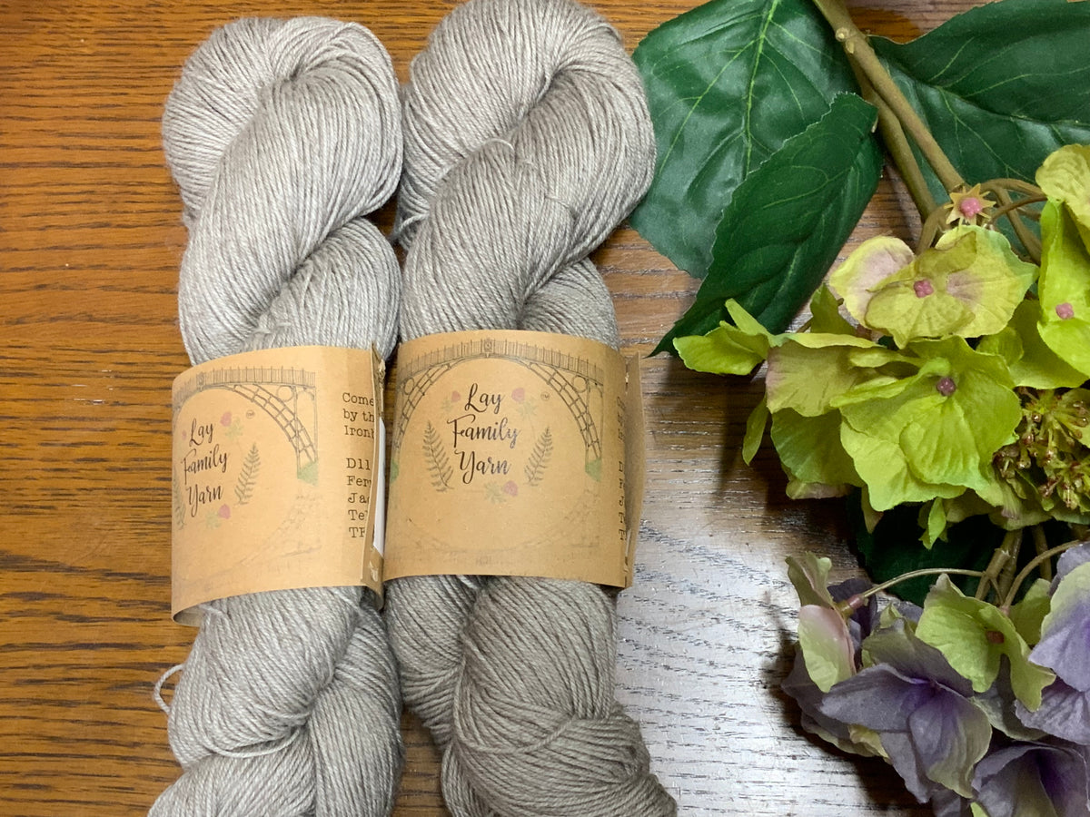 Yak sock undyed – Lay Family Yarn