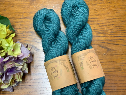Silky yak sock - teal deal