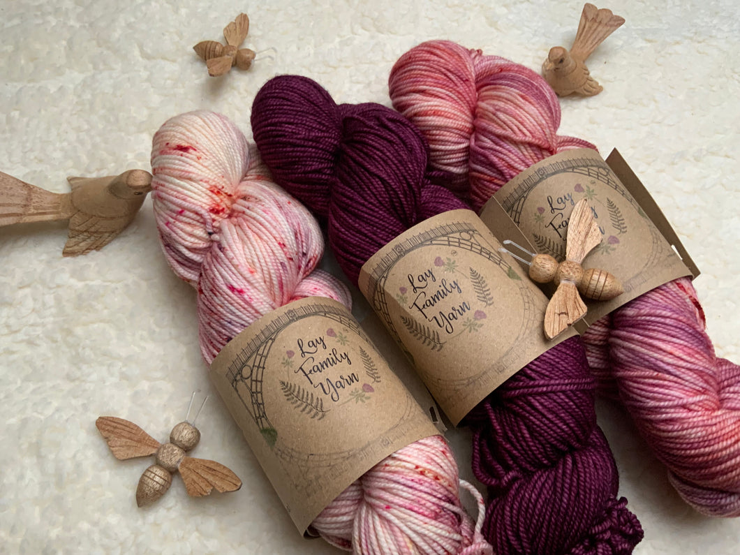 The Dahlia Society - January 3 skein yarn set