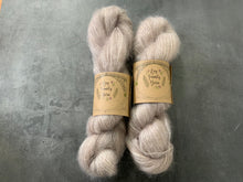 Sequin mohair silk