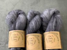 Sequin mohair silk