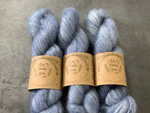 Sequin mohair silk