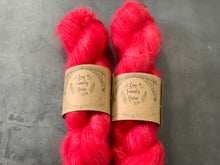 Sequin mohair silk