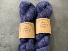 Sequin mohair silk