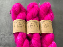 Sequin mohair silk