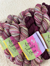 Cinnamon spice self striping yarn