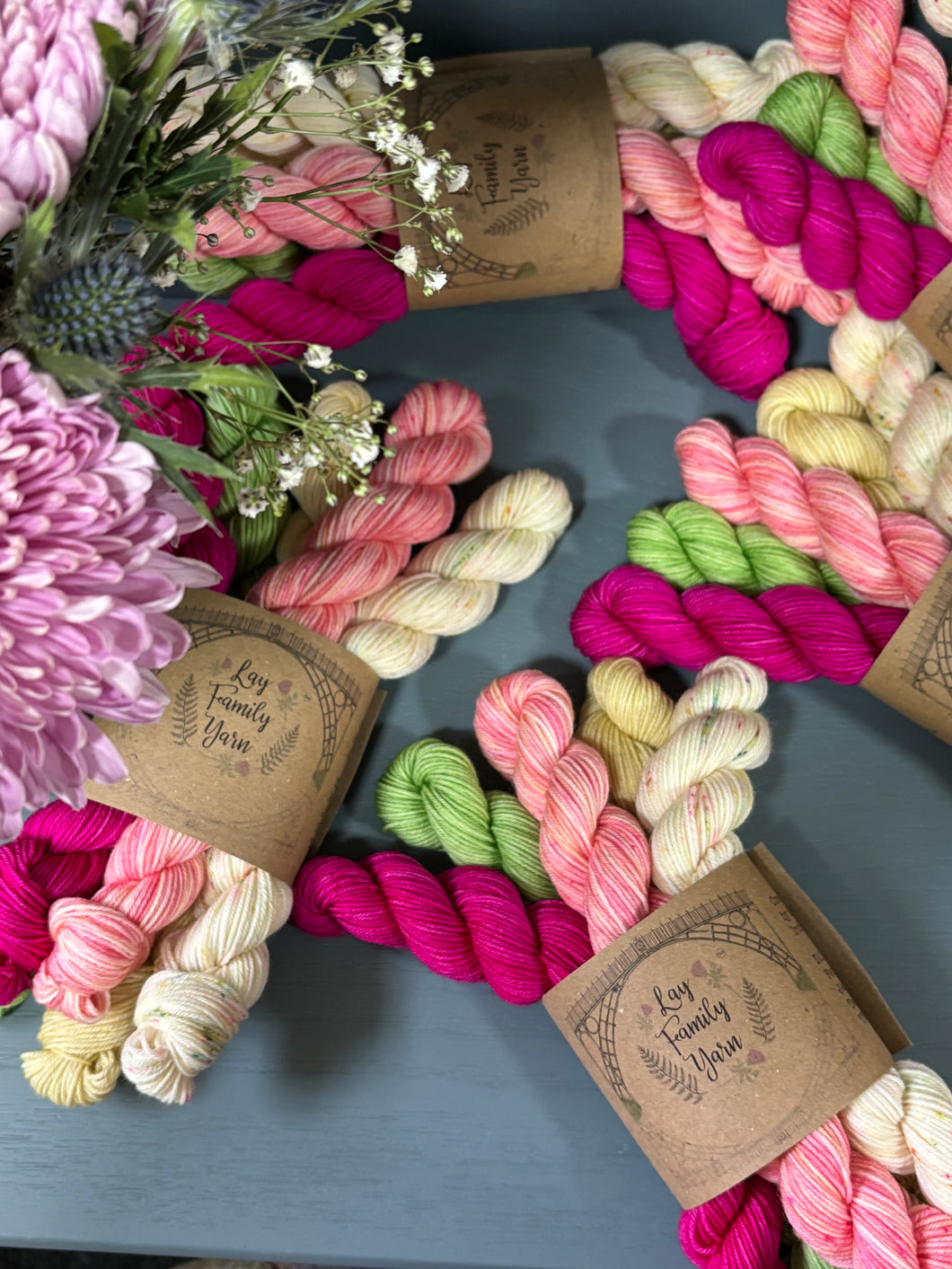 The Dahlia Society - March mini skein bundle