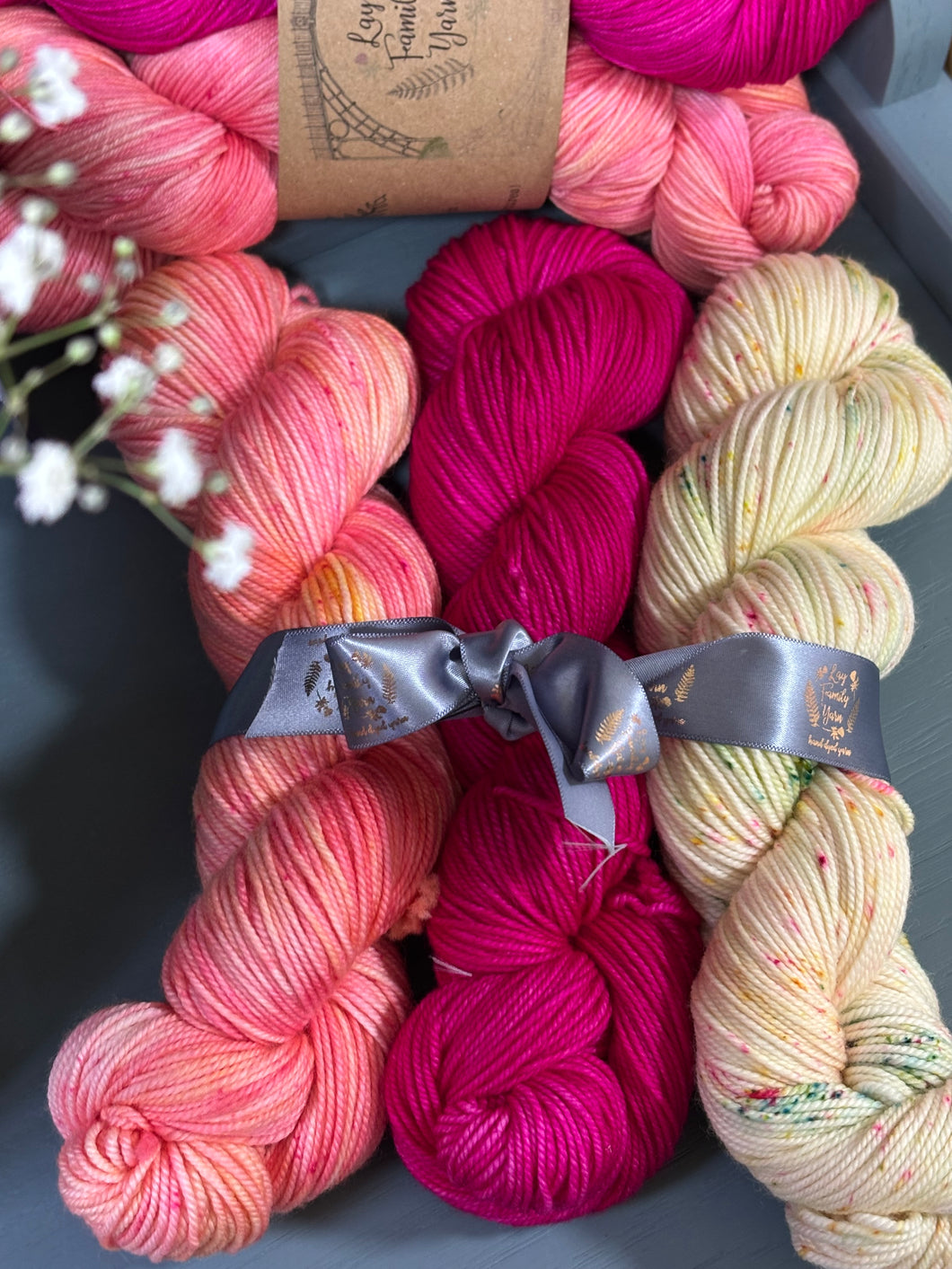 The Dahlia Society - 3 skein yarn set