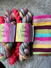 This is us! self striping yarn