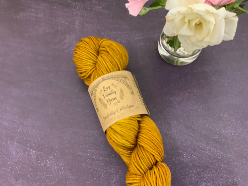 DK 100% organic non superwash merino - Tigers eye